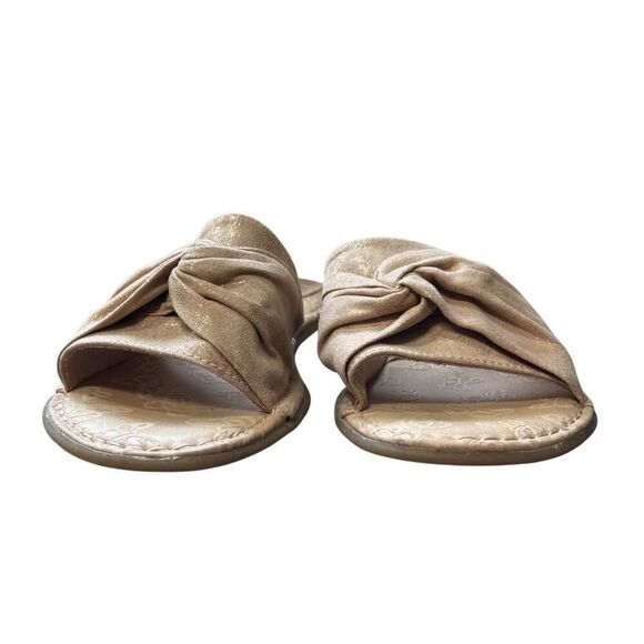 BOC Born Concepts Hayley Pink Rose Gold Fabric Slides Size 9 - Picture 8 of 12